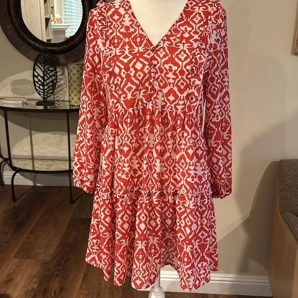 Pink Ripple Dress - Picture 3 of 7